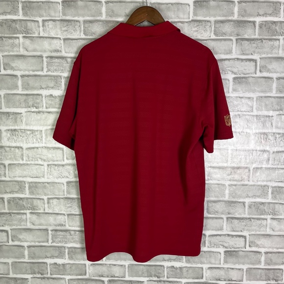 Arizona Cardinals x Nike NFL On Field Apparel Gold Trim Polo Shirt Mens Large - Picture 4 of 8